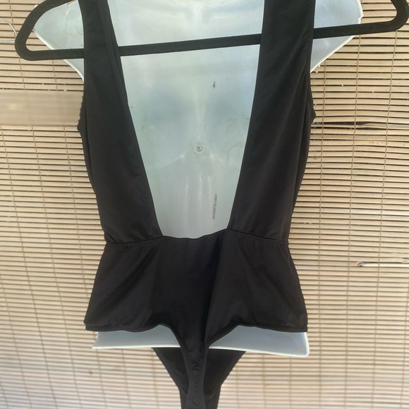 Black Lace Long Dress w Two Bodysuits - Picture 9 of 15